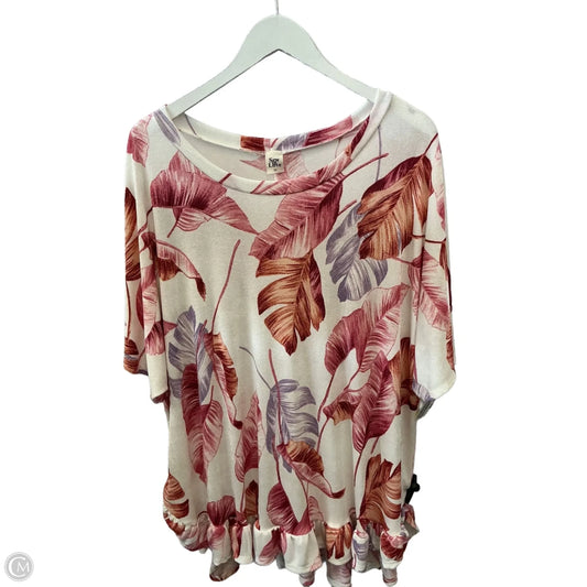 Top Short Sleeve By Sew In Love In Multi-colored, Size: 2x