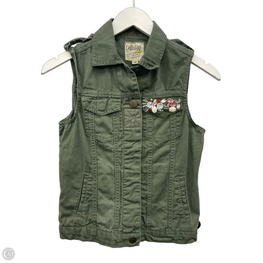 Vest Other By Clothes Mentor In Green, Size: M