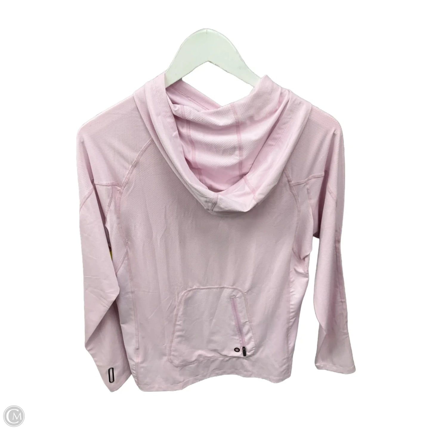 Athletic Top Long Sleeve Hoodie By Cmf In Pink, Size: S