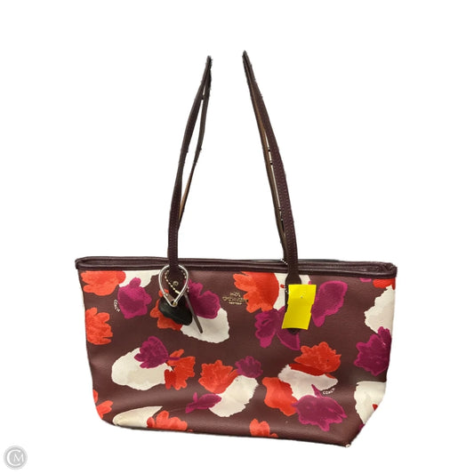 Tote Designer By Coach, Size: Medium
