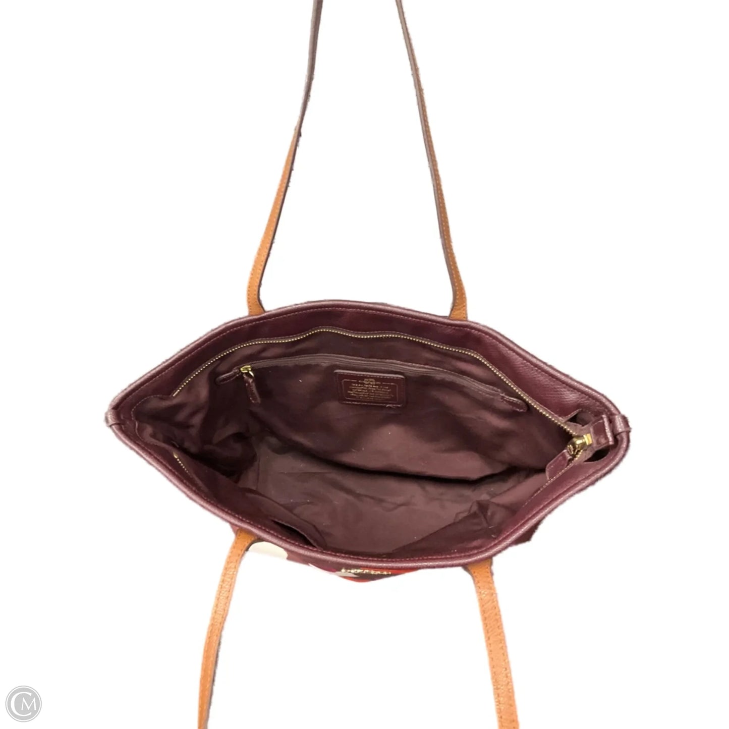 Tote Designer By Coach, Size: Medium