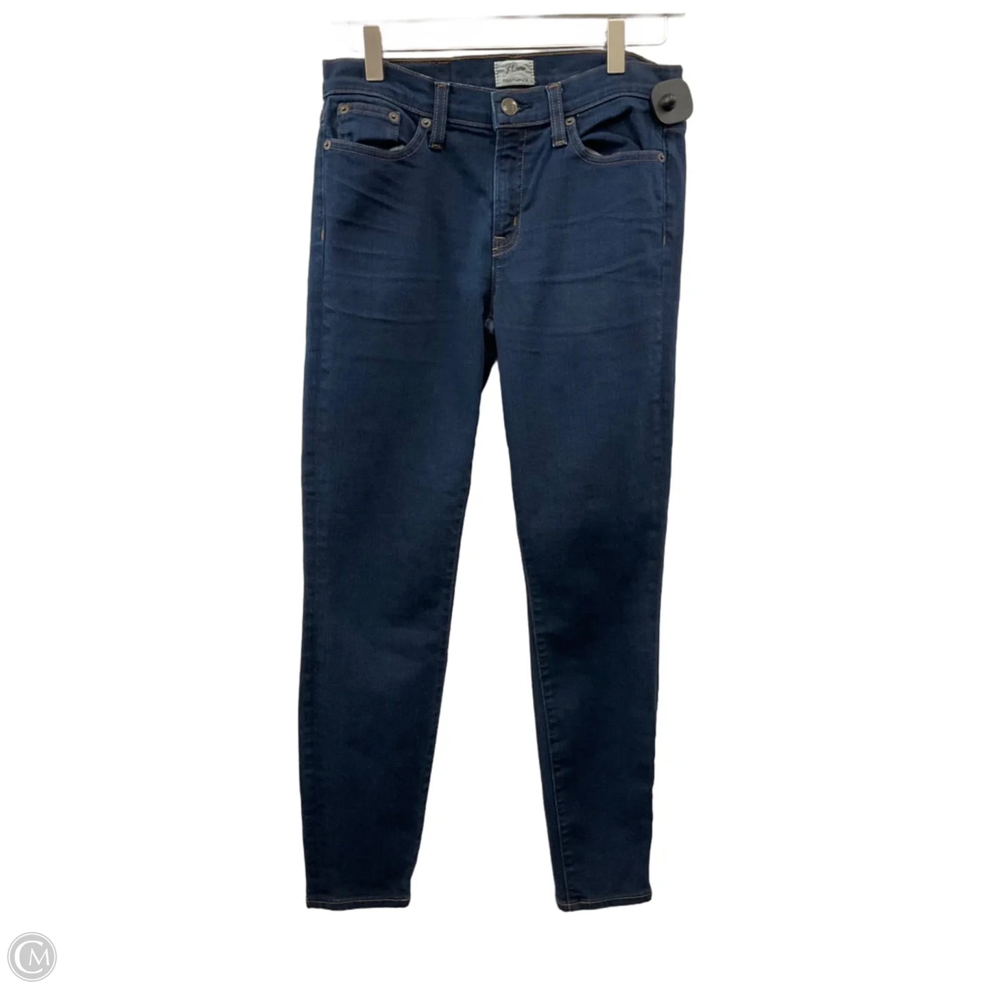 Jeans Skinny By J. Crew In Blue Denim, Size: 4