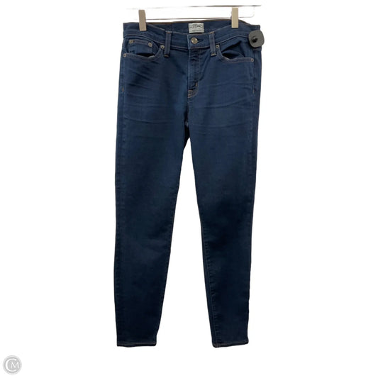 Jeans Skinny By J. Crew In Blue Denim, Size: 4