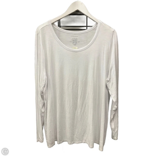 Top Long Sleeve By Maurices In White, Size: 1x
