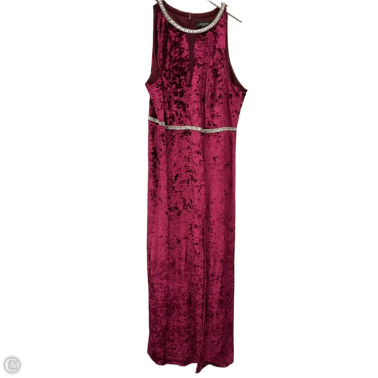 Dress Casual Maxi By R And M Richards In Maroon, Size: 2x