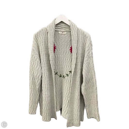 Sweater Cardigan By Natural Life In Beige, Size: L