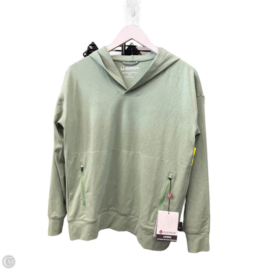 Athletic Top Long Sleeve Hoodie By Clothes Mentor In Green, Size: S