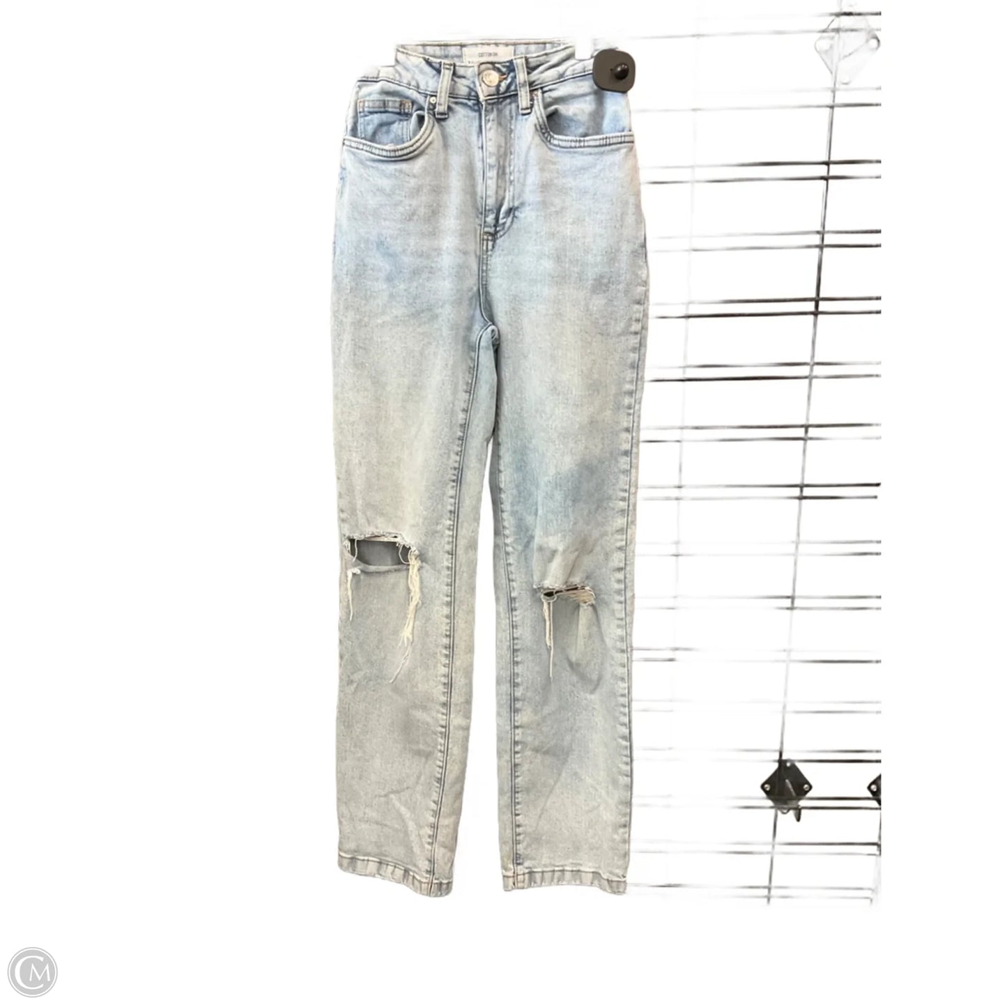 Jeans Straight By Cotton On In Blue Denim, Size: 2