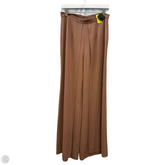 Pants Wide Leg By Windsor In Brown, Size: L