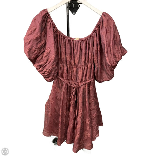 Dress Casual Short By Altard State In Maroon, Size: S