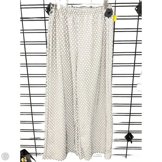 Pants Wide Leg By Cider In Black & Cream, Size: Xl