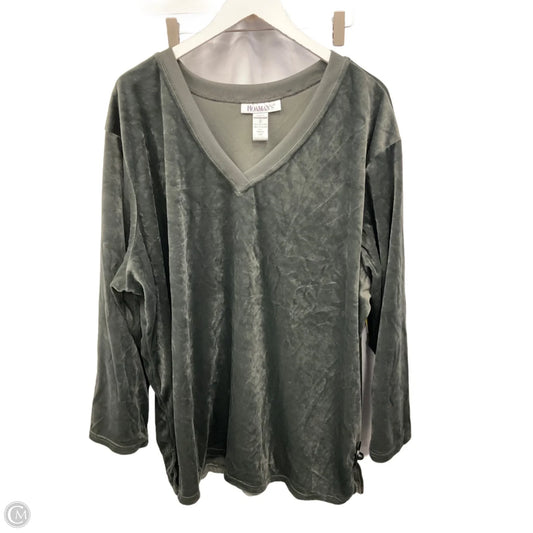 Lounge Set Pants By Romans In Green, Size: 3x