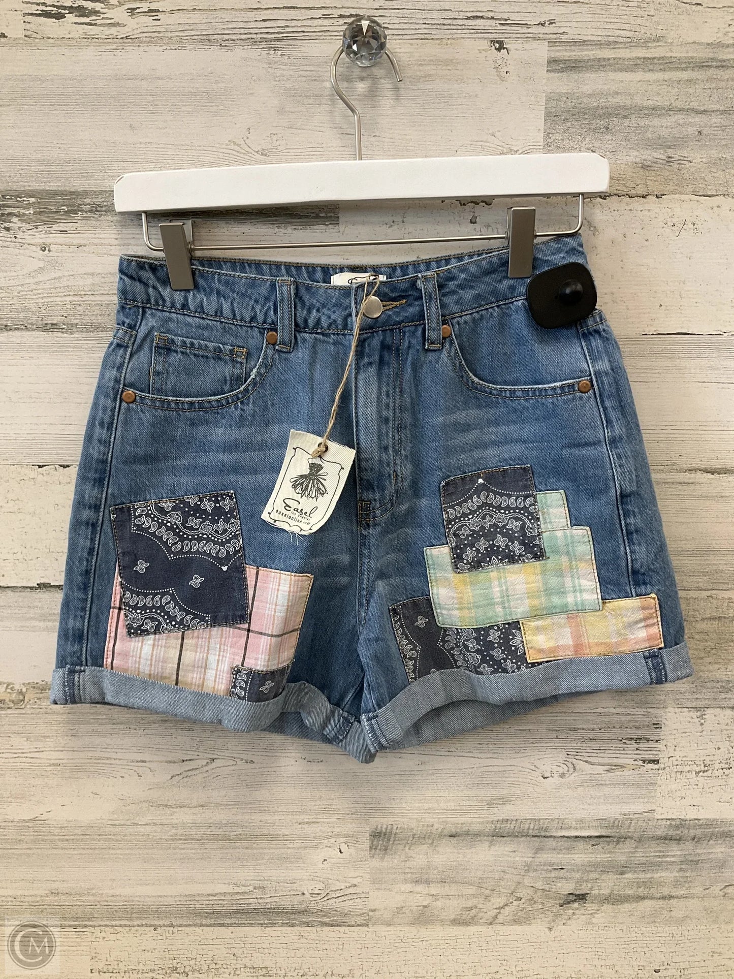 Shorts By Easel In Blue Denim, Size: 4