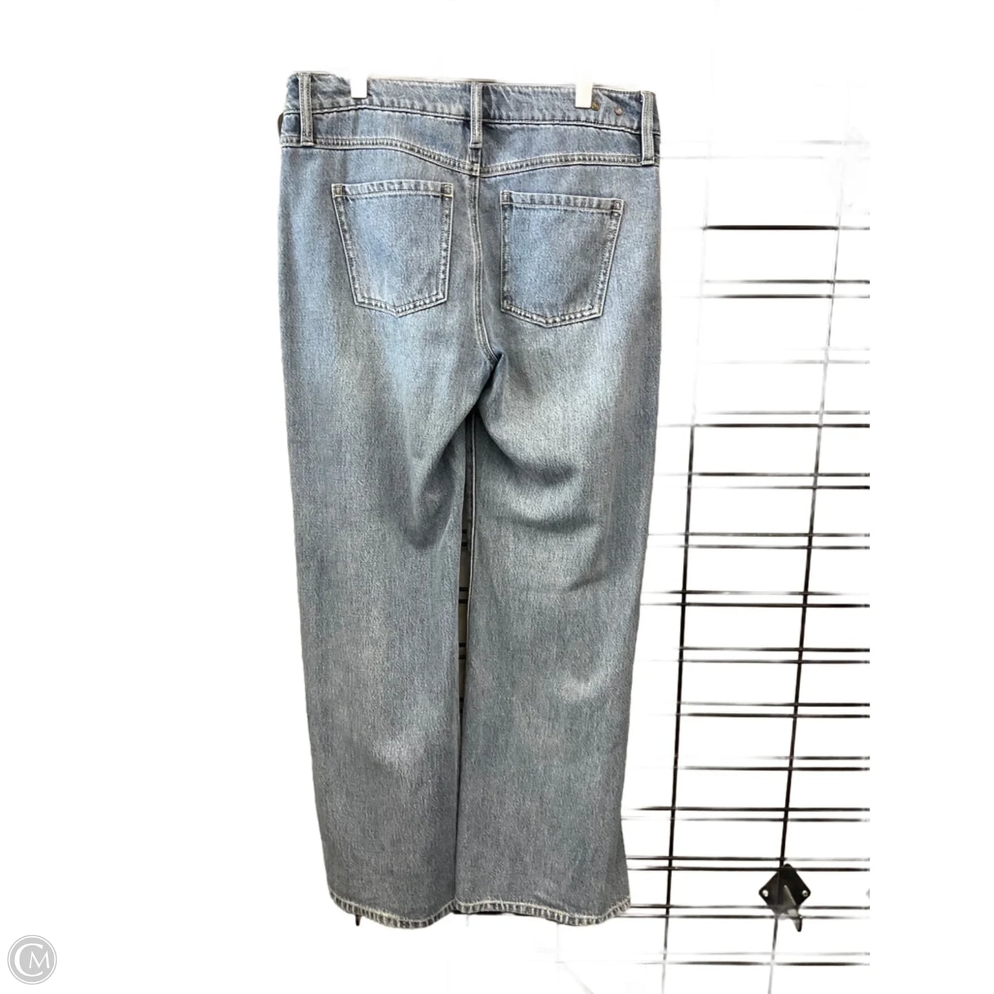 Jeans Wide Leg By Cabi In Blue Denim, Size: 2