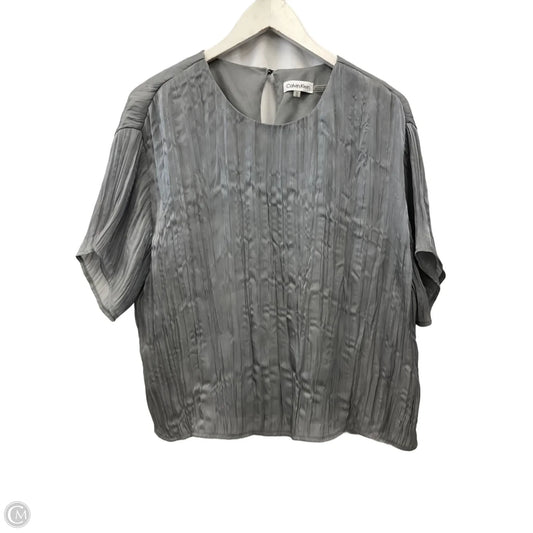 Skirt Set 2pc By Calvin Klein In Grey, Size: M