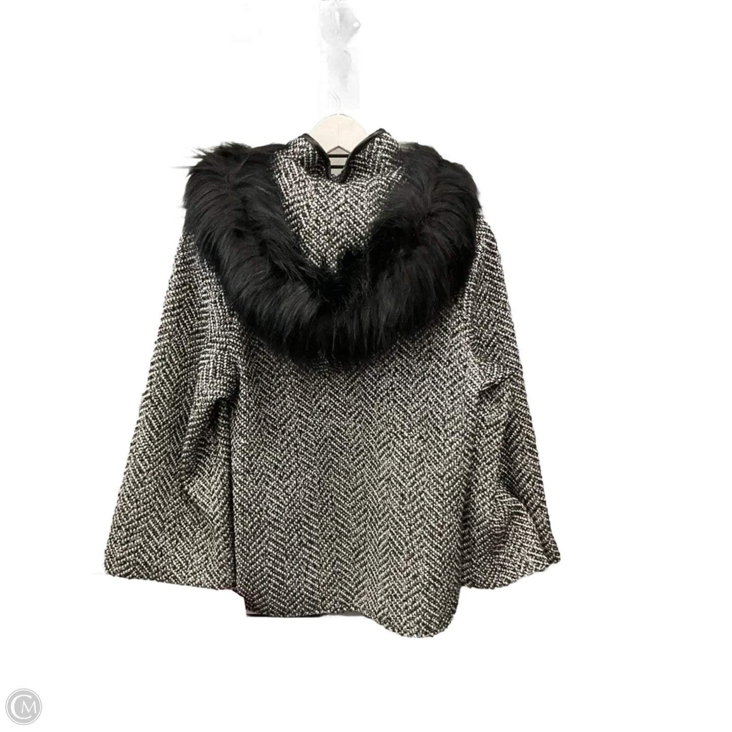 Coat Other By Betsey Johnson In Black & White, Size: M