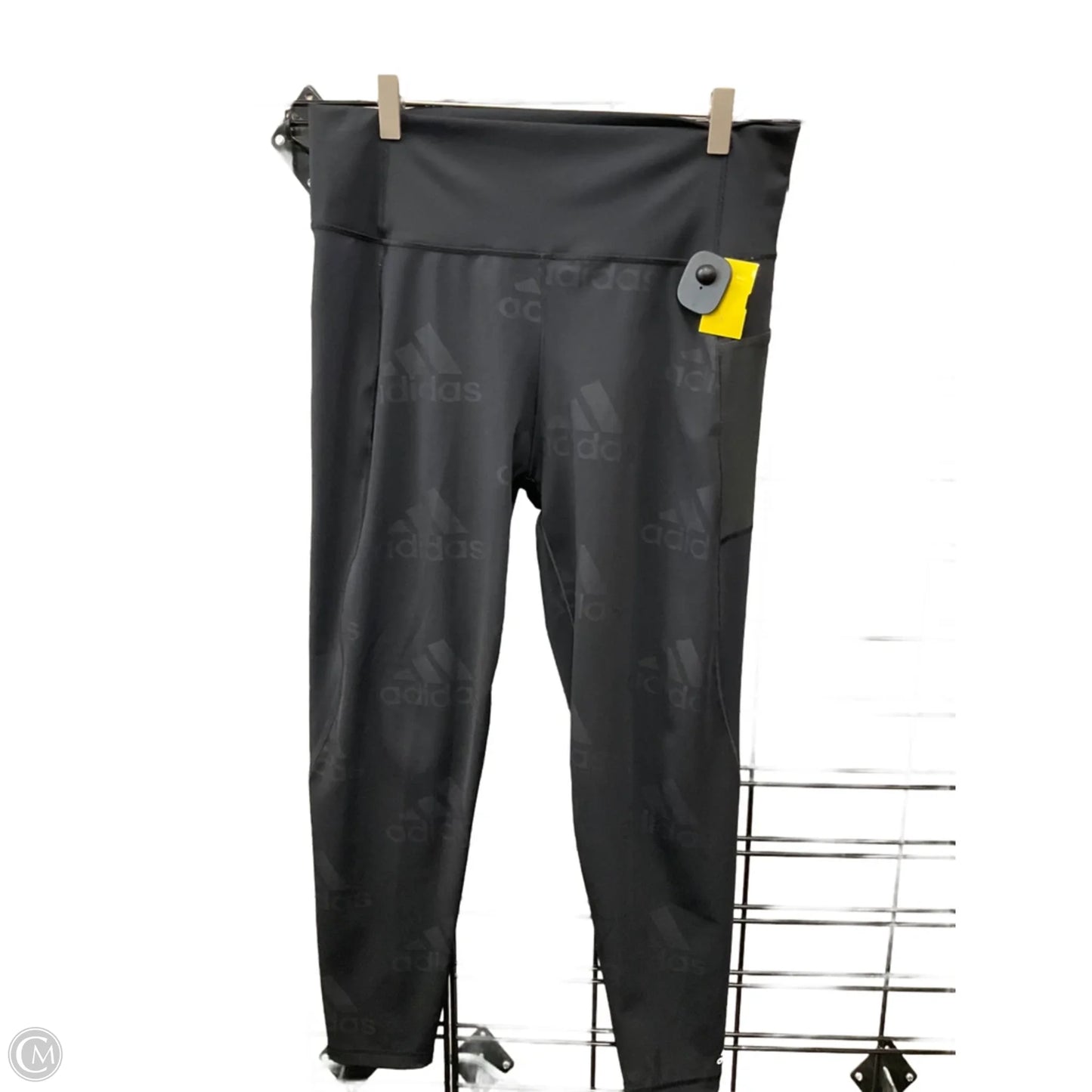 Athletic Leggings By Adidas In Black, Size: Xl