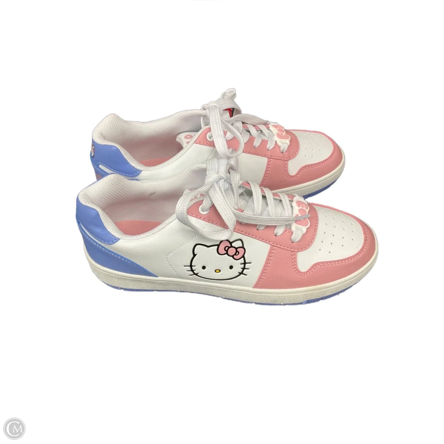Shoes Sneakers By Clothes Mentor In Pink & White, Size: 11