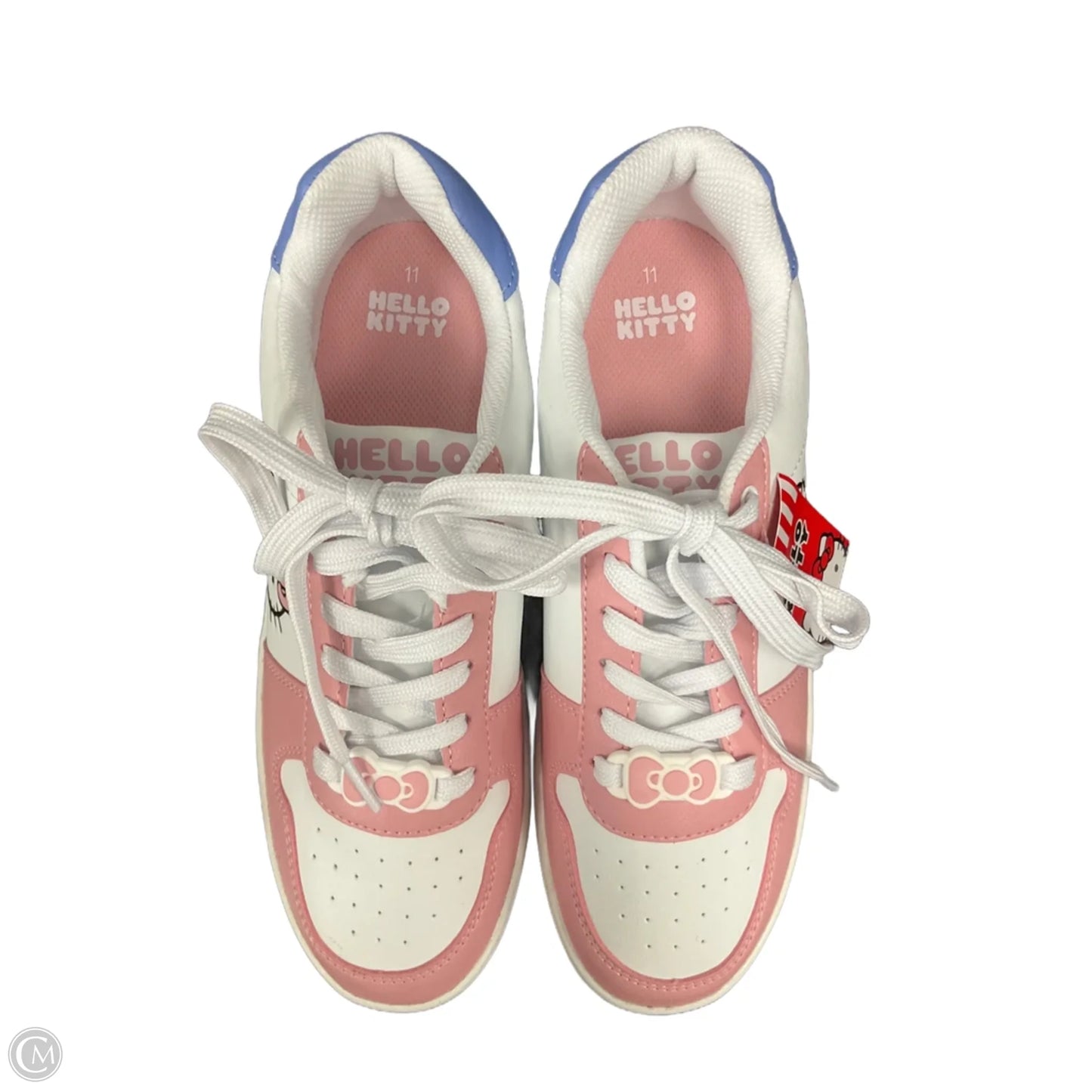 Shoes Sneakers By Clothes Mentor In Pink & White, Size: 11