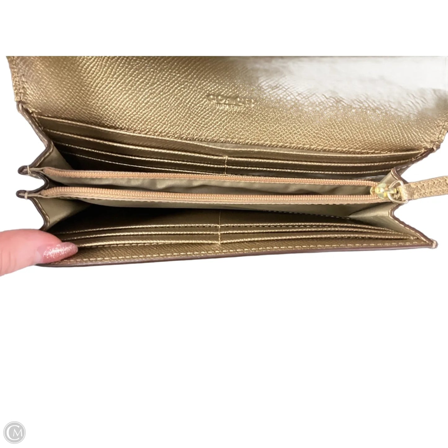 Wallet Designer By Coach, Size: Large