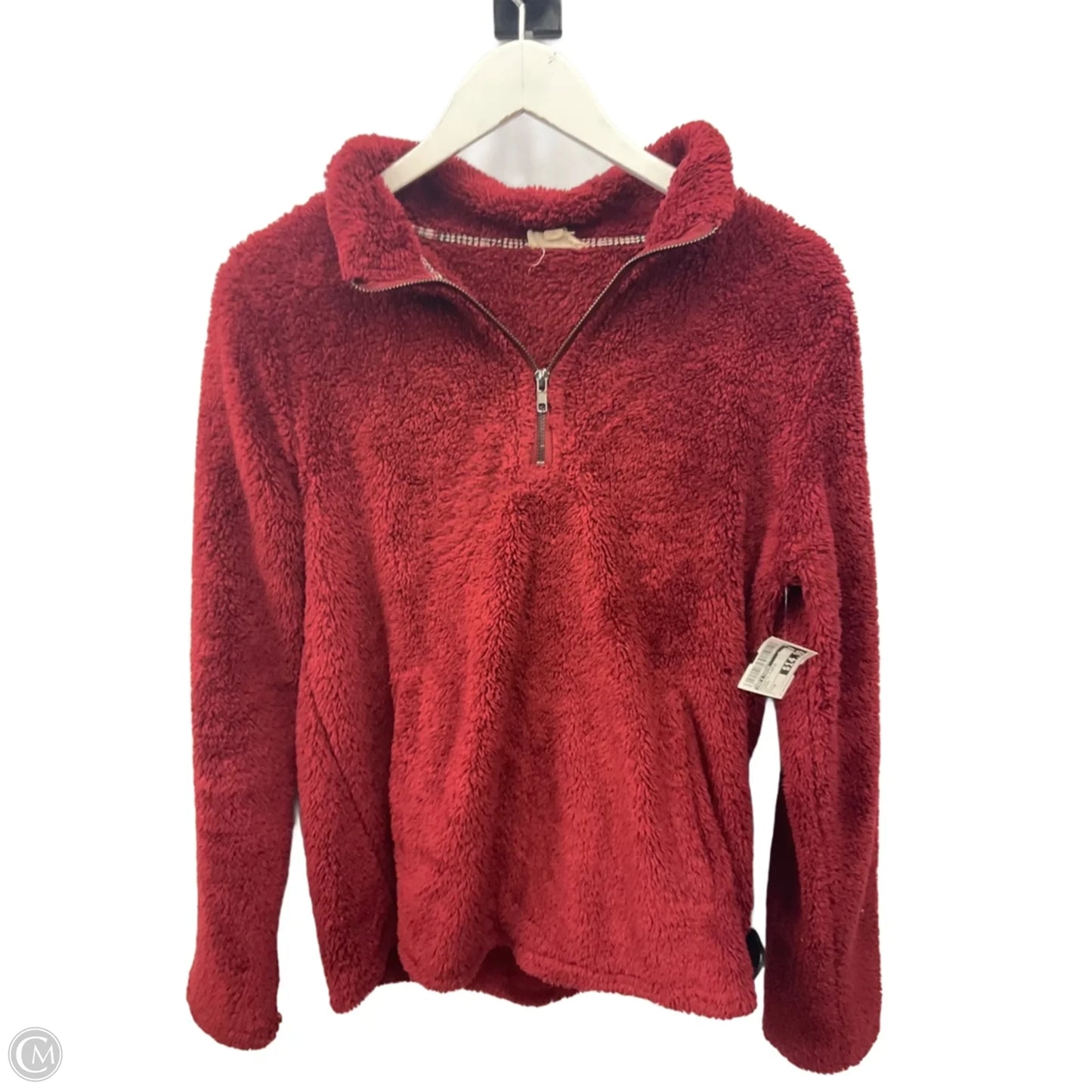 Athletic Fleece By Hem & Thread In Maroon, Size: M