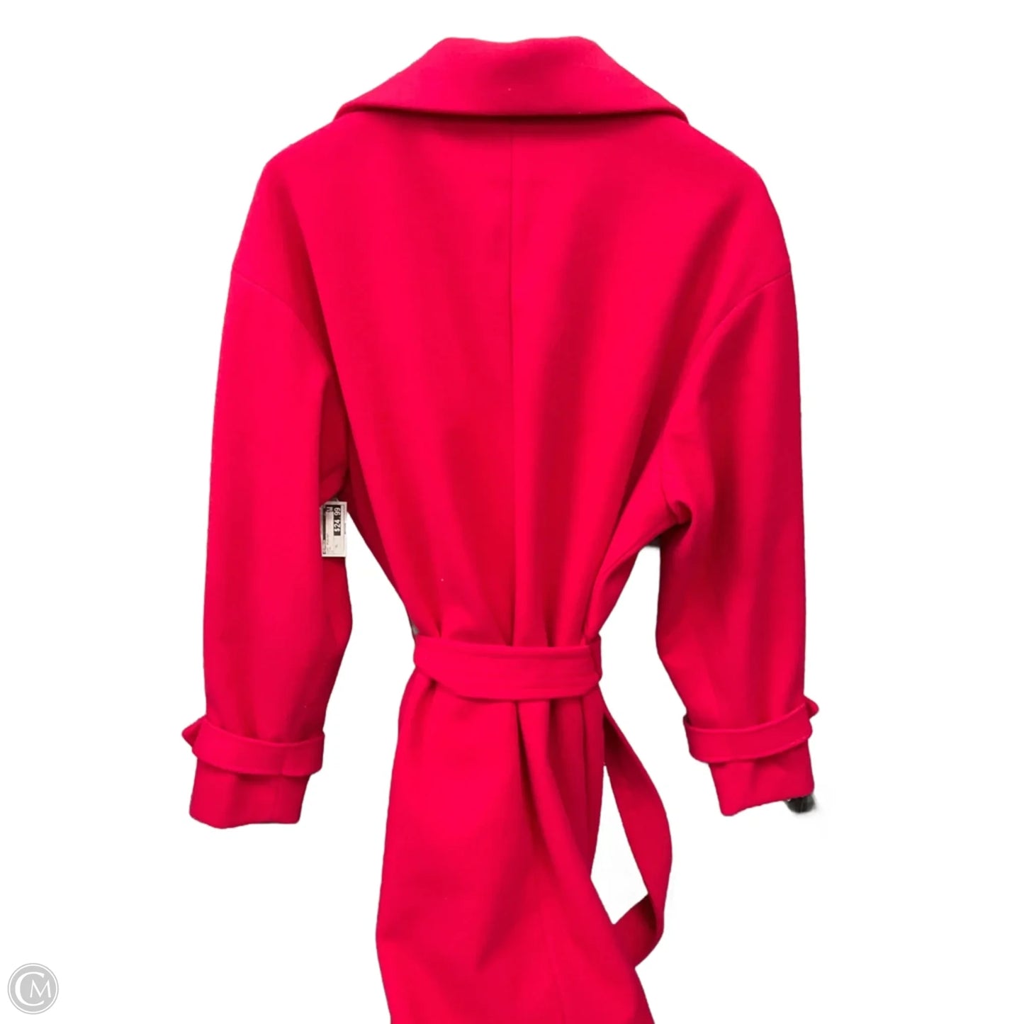 Coat Peacoat By Express In Pink, Size: Xl