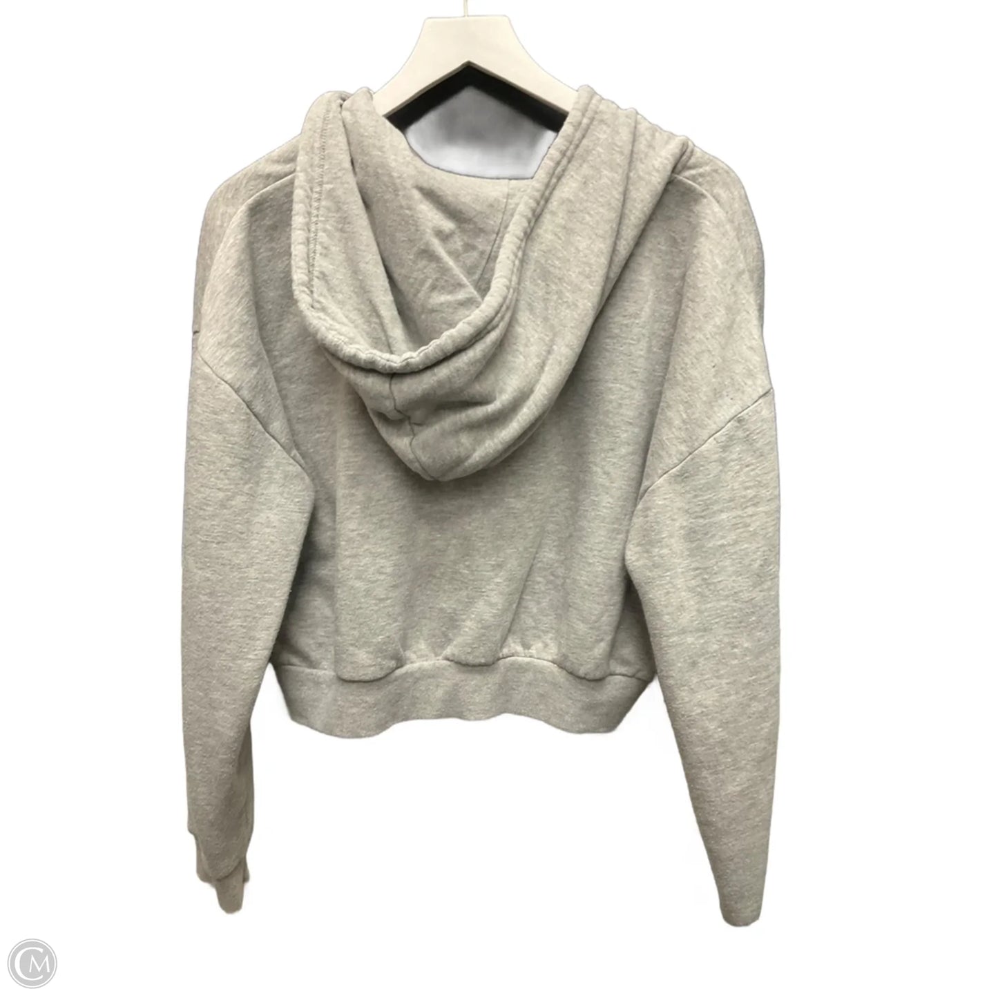 Athletic Jacket By Forever 21 In Grey, Size: Xl