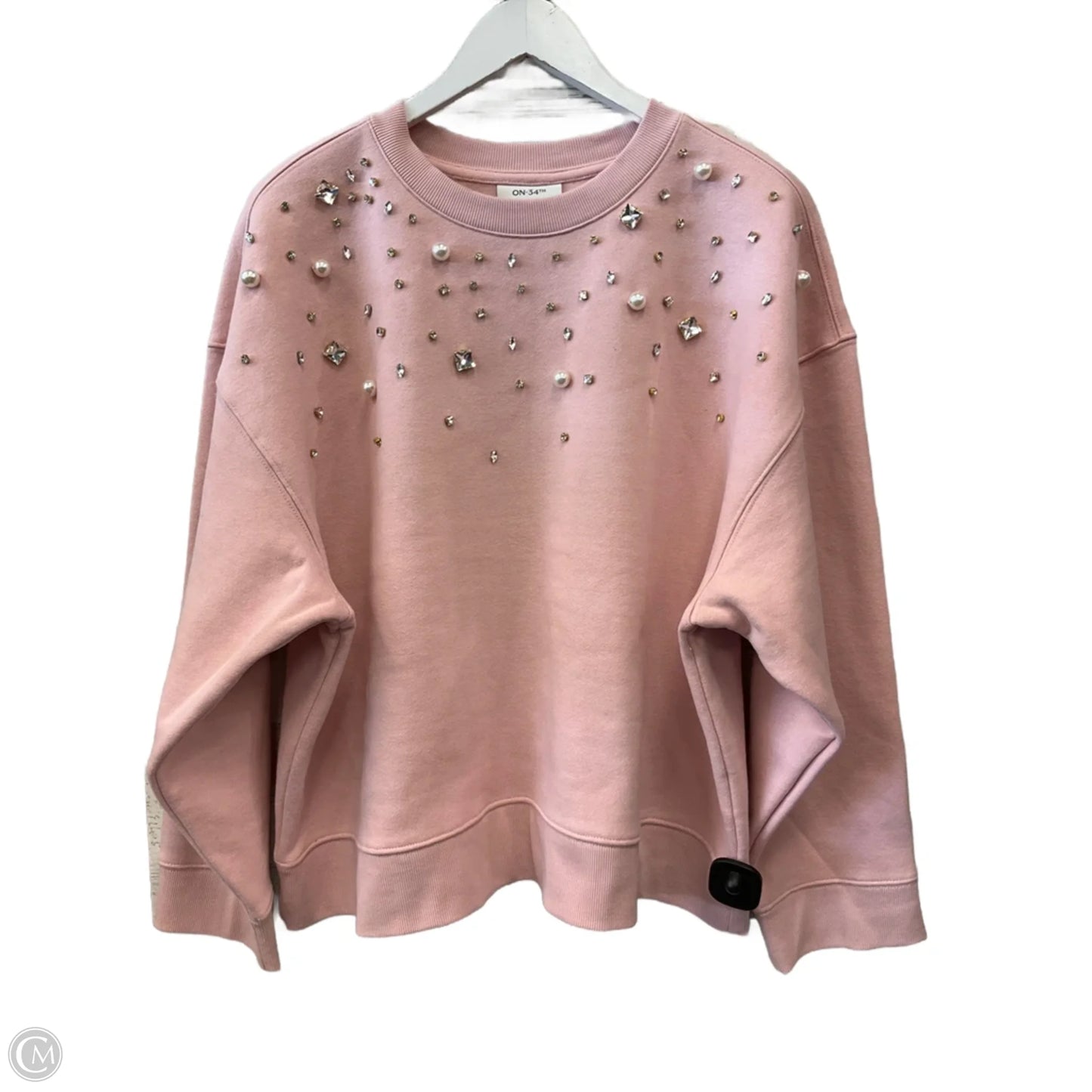 Sweatshirt Crewneck By On 34th In Pink, Size: Xl