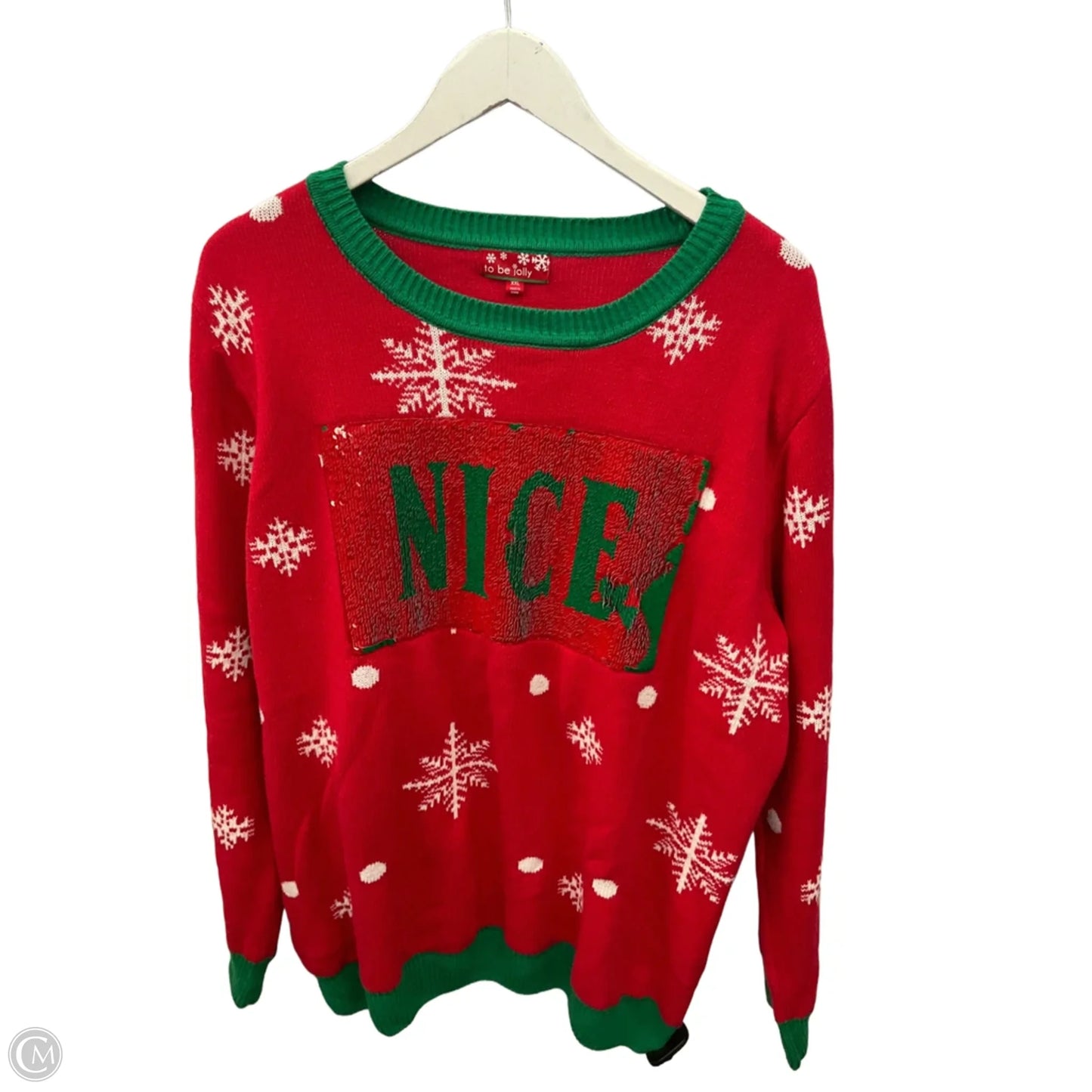 Sweater By Clothes Mentor In Red, Size: Xxl