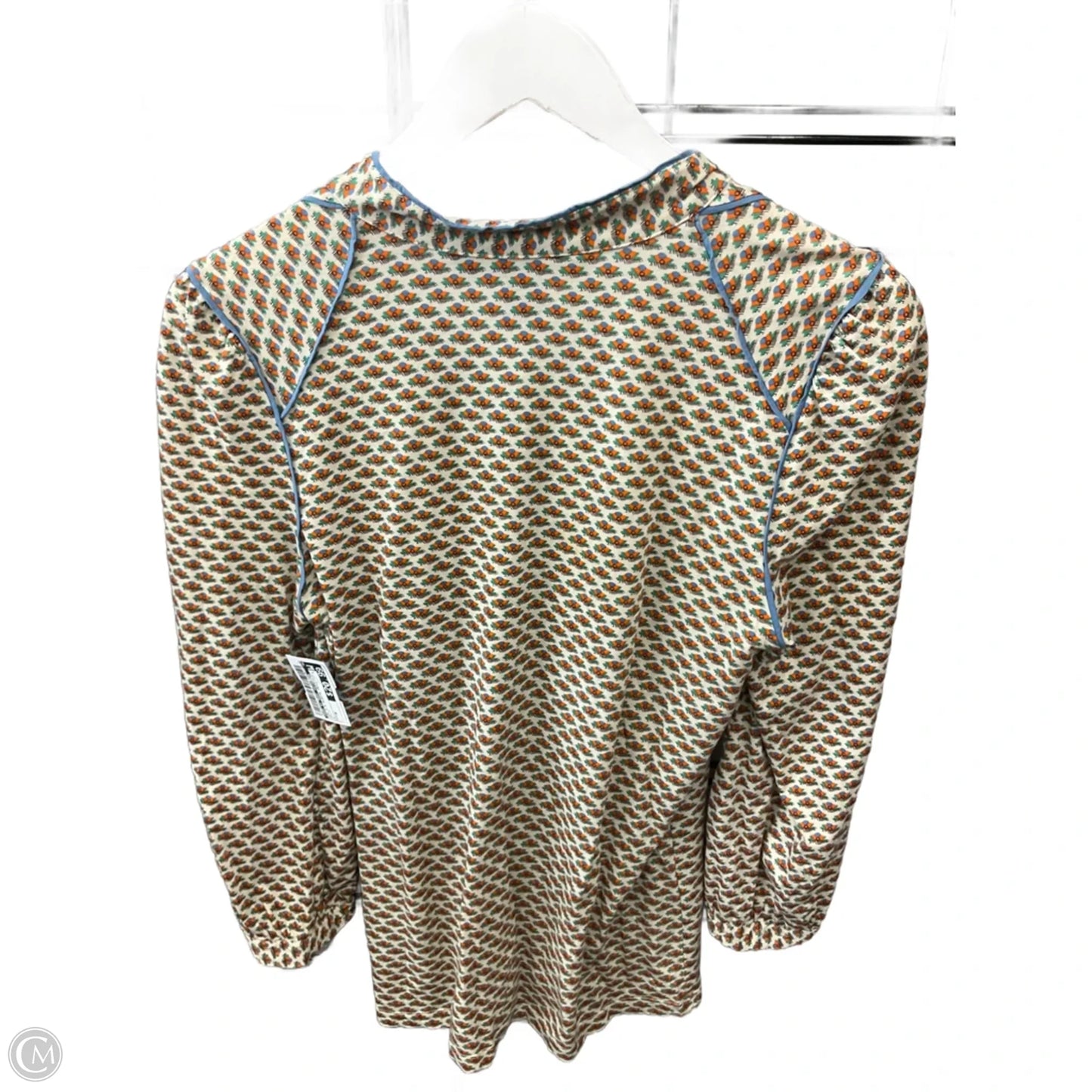 Top 3/4 Sleeve Designer By Marc By Marc Jacobs In Multi-colored, Size: M