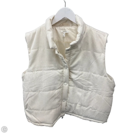 Vest Puffer & Quilted By Maurices In Cream, Size: Xxl