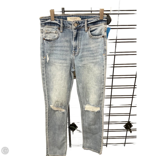 Jeans Straight By Hidden In Blue Denim, Size: 0