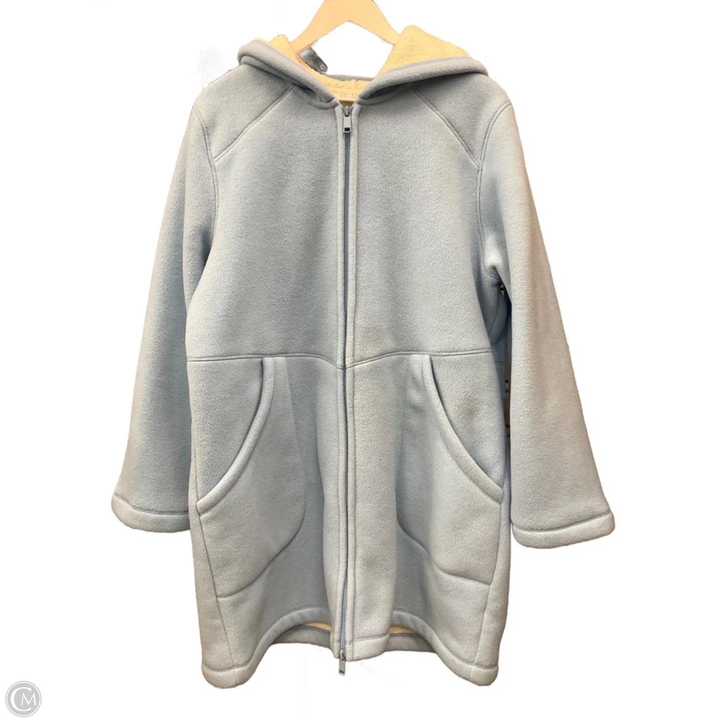 Jacket Fleece By D&co. In Blue, Size: L