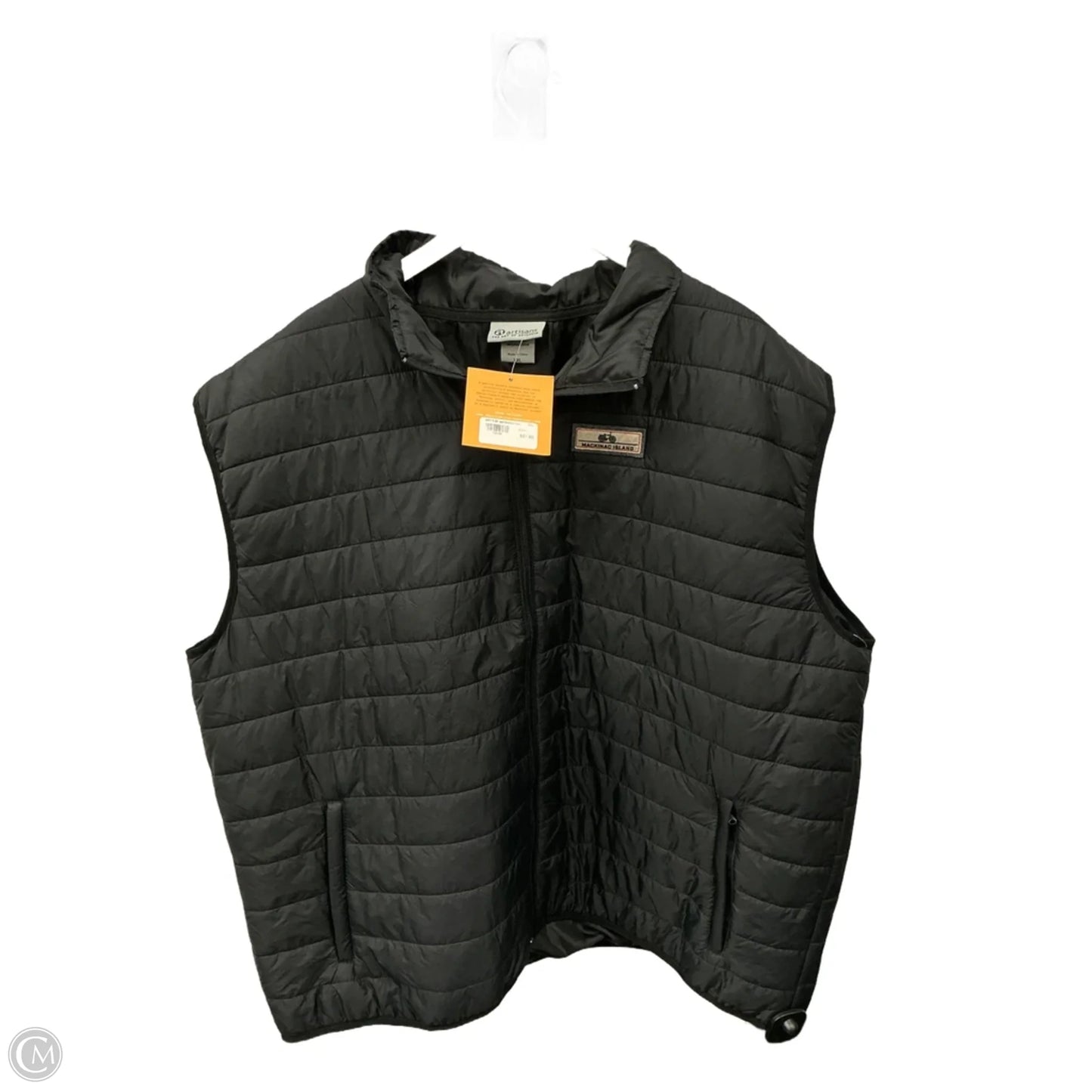 Vest Puffer & Quilted By Clothes Mentor In Black, Size: Xxl