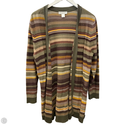 Cardigan By Christopher And Banks In Multi-colored, Size: L