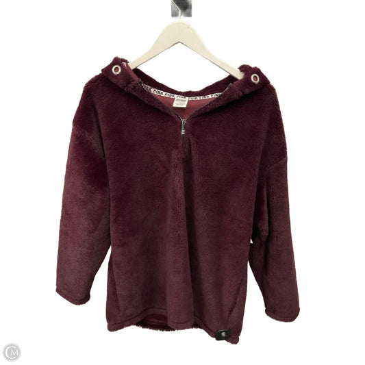 Athletic Fleece By Pink In Maroon, Size: S