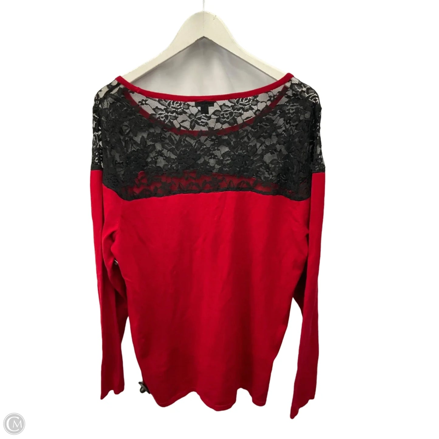 Top Long Sleeve By Torrid In Red, Size: 2x
