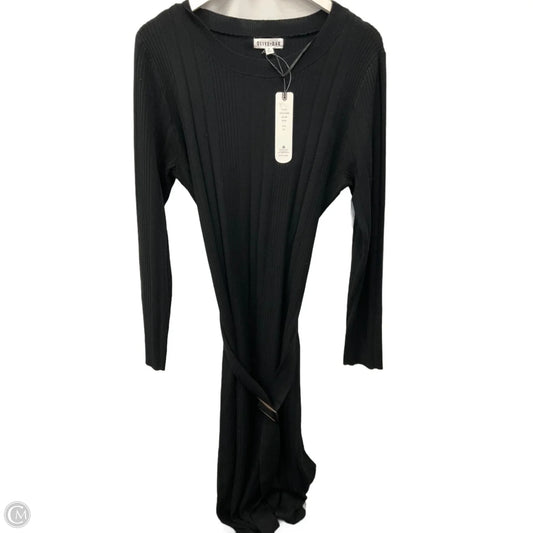 Dress Casual Midi By Olive And Oak In Black, Size: Xl