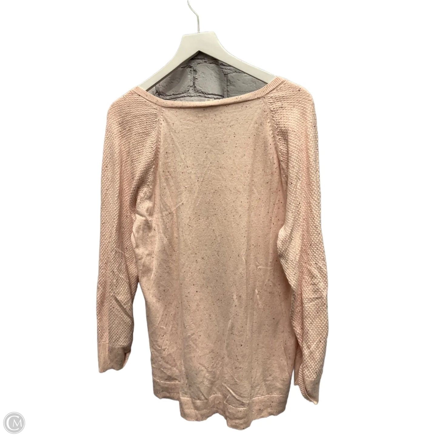 Top Long Sleeve By Loft In Pink, Size: L