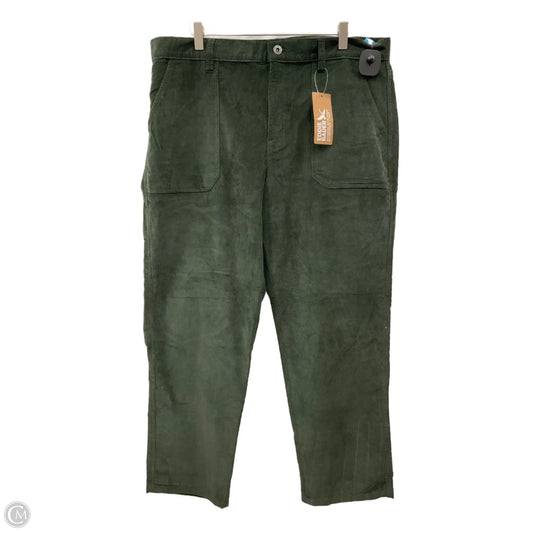 Pants Corduroy By Eddie Bauer In Green, Size: 14