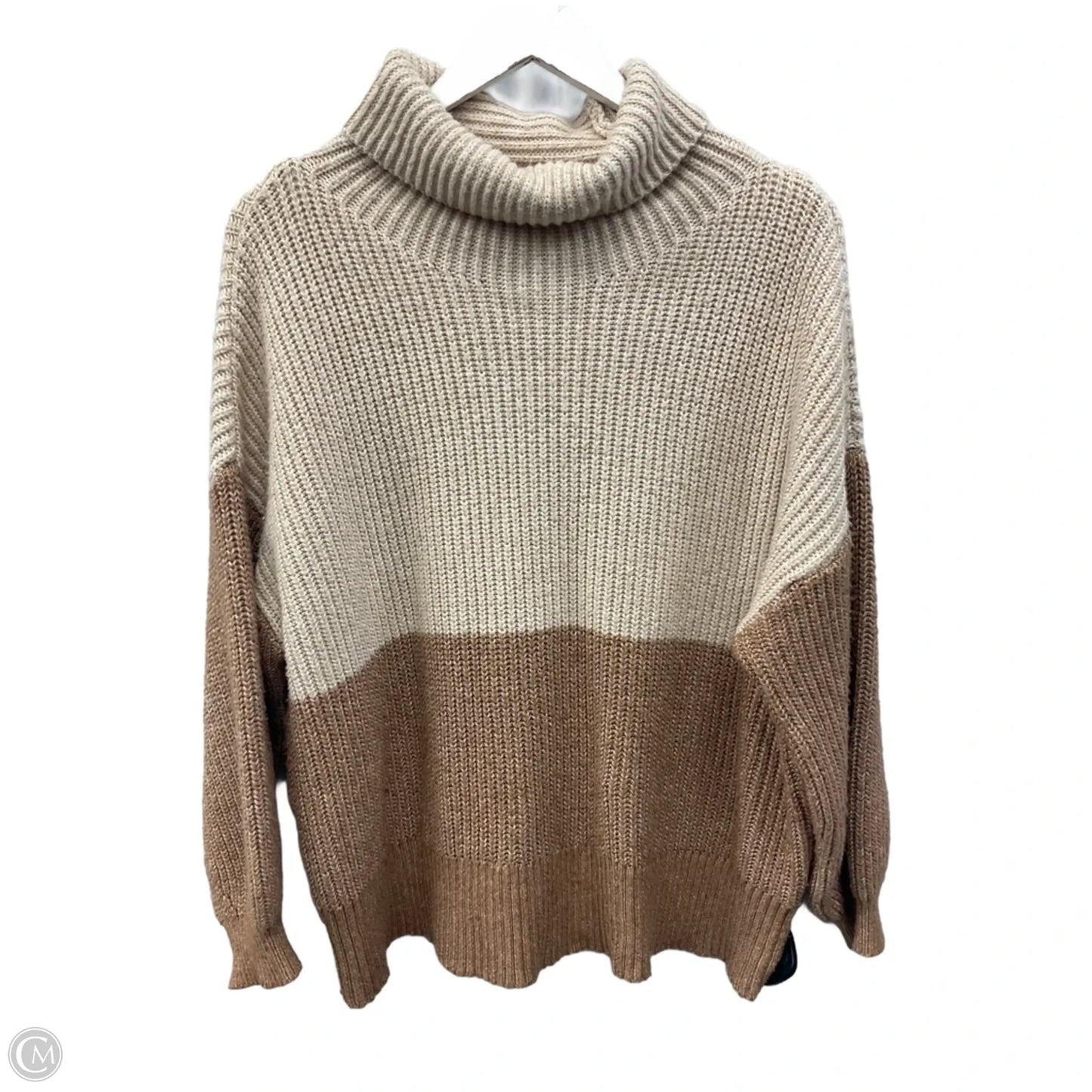 Sweater By American Eagle In Tan, Size: L