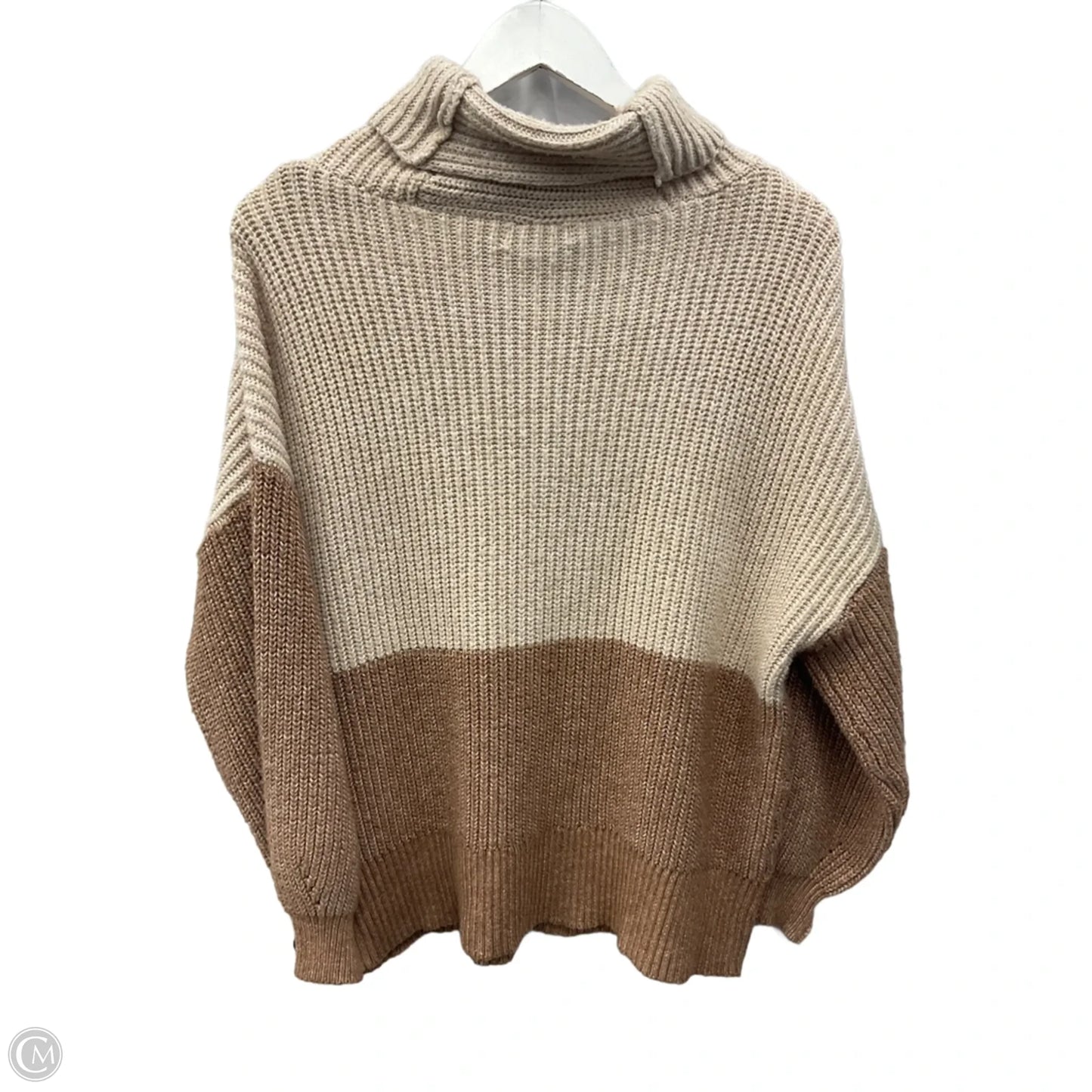 Sweater By American Eagle In Tan, Size: L