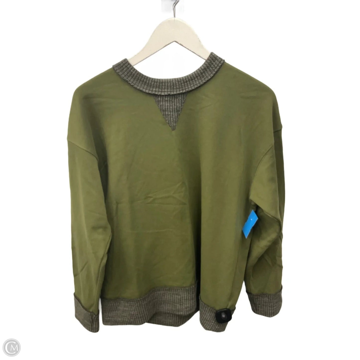 Top Long Sleeve By Staccato In Green, Size: L