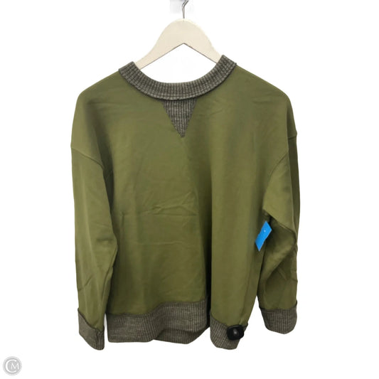 Top Long Sleeve By Staccato In Green, Size: L