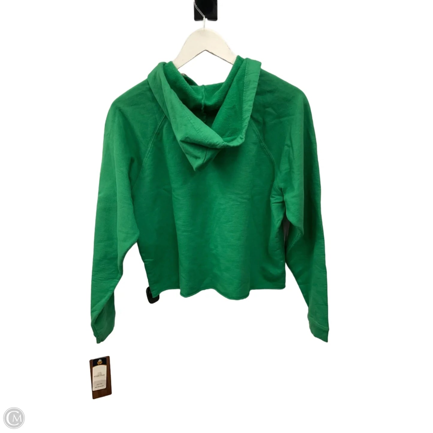 Athletic Sweatshirt Hoodie By Retro In Green, Size: M