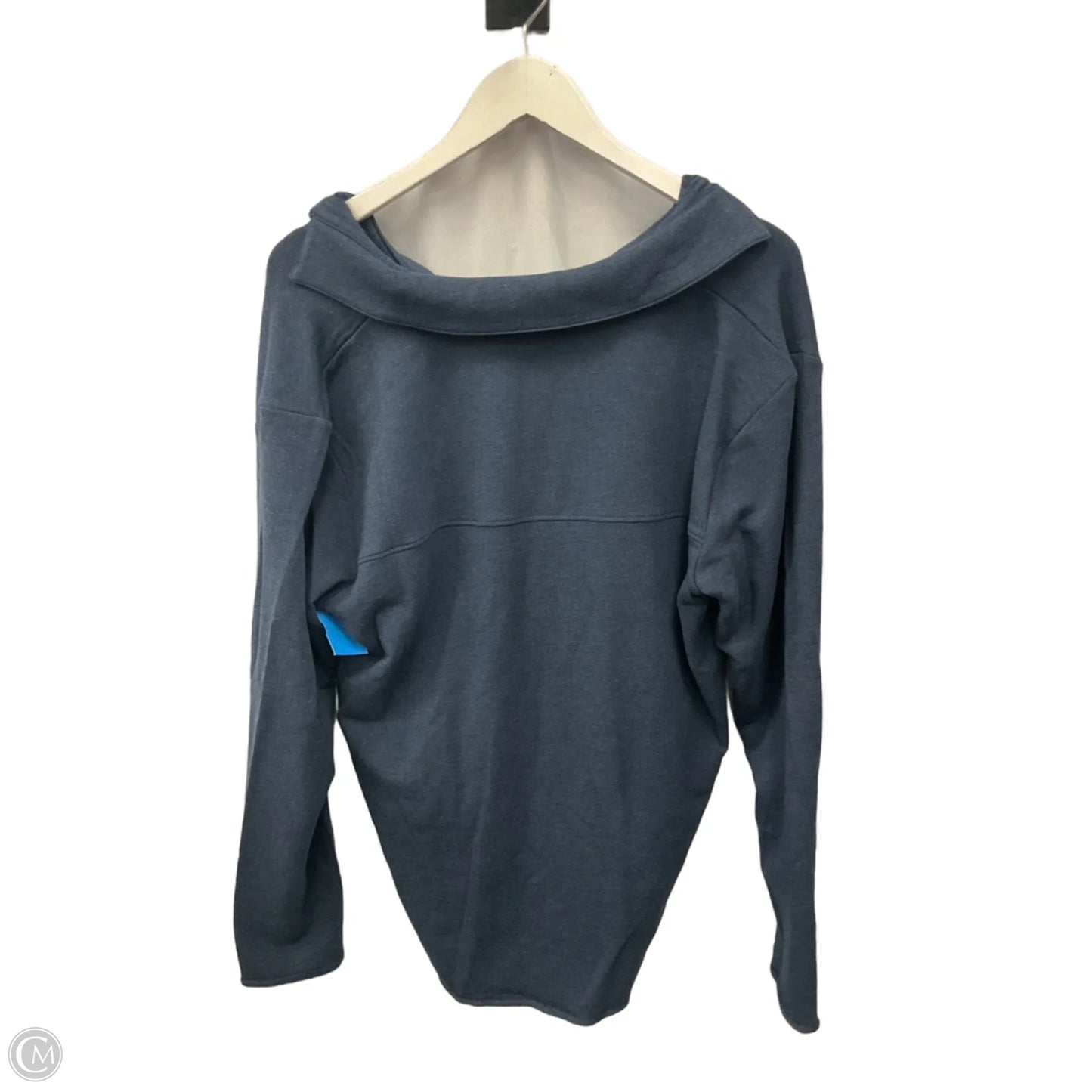 Athletic Sweatshirt Collar By Clothes Mentor In Blue, Size: L