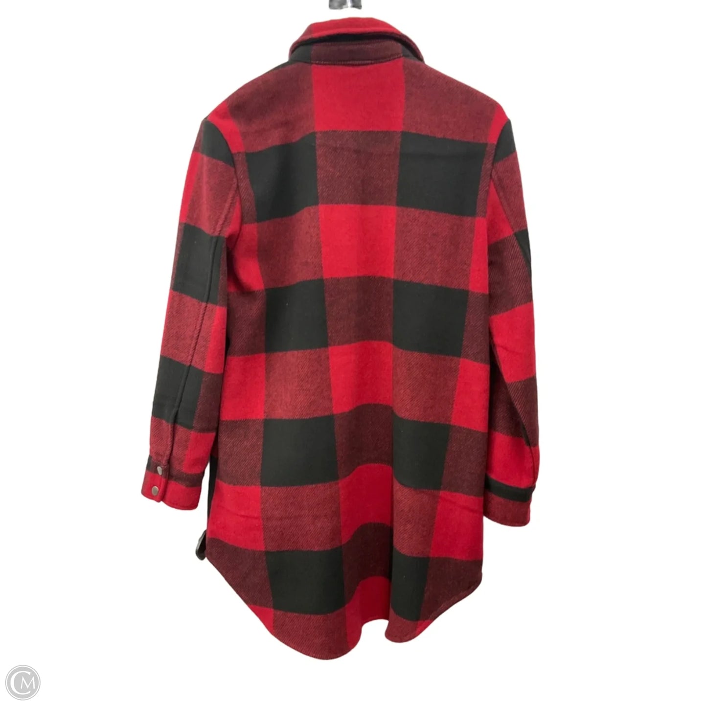 Jacket Shirt By Bb Dakota In Plaid Pattern, Size: M