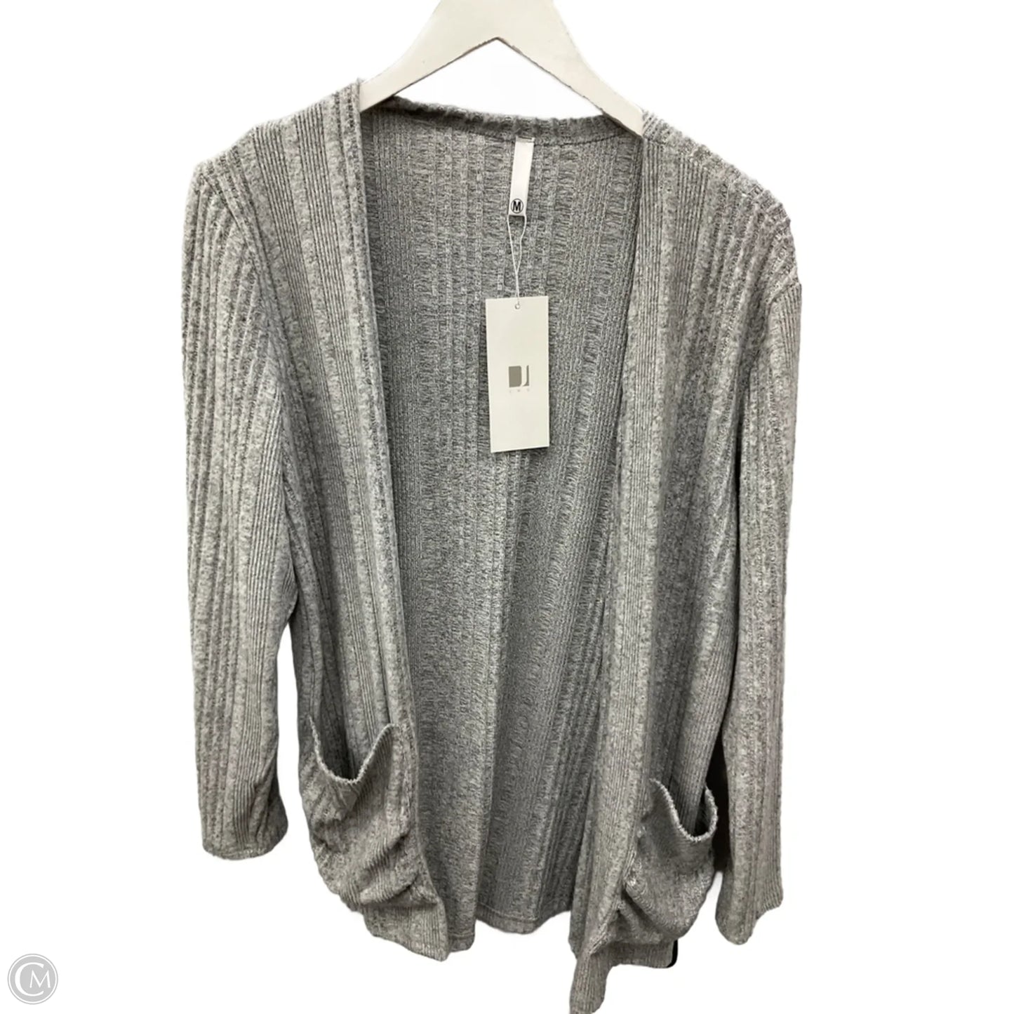 Cardigan By Clothes Mentor In Grey, Size: M