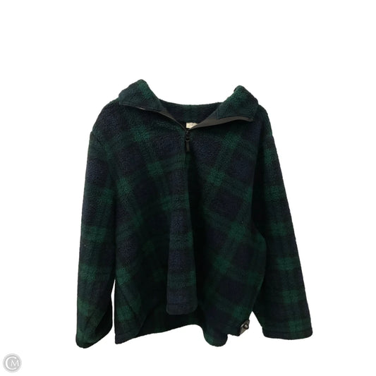 Athletic Fleece By J. Crew In Blue & Green, Size: 3x
