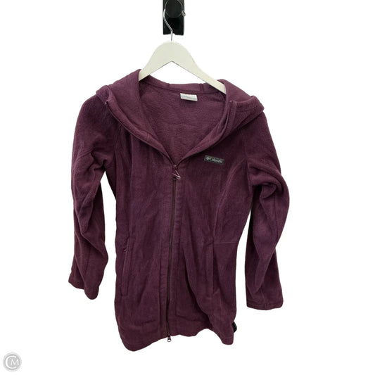 Jacket Fleece By Columbia In Purple, Size: S